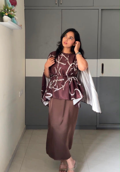 Kagu Caped Dress