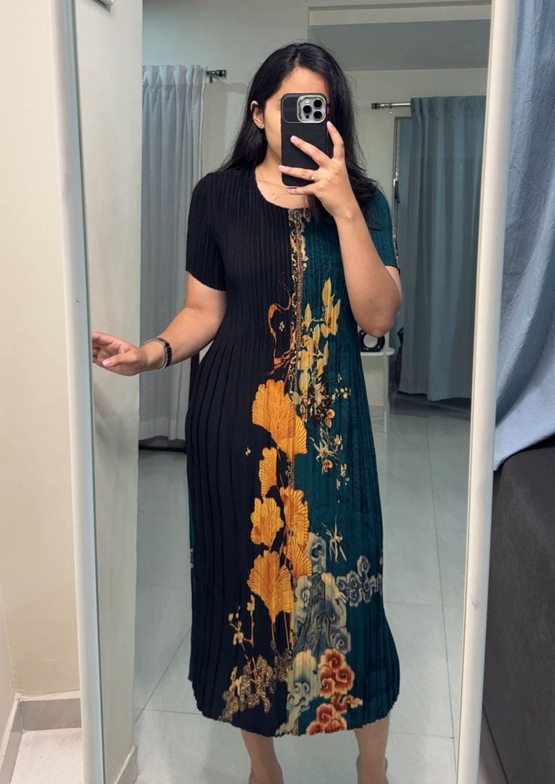 Tilly Pleated Midi Dress 2 image 4