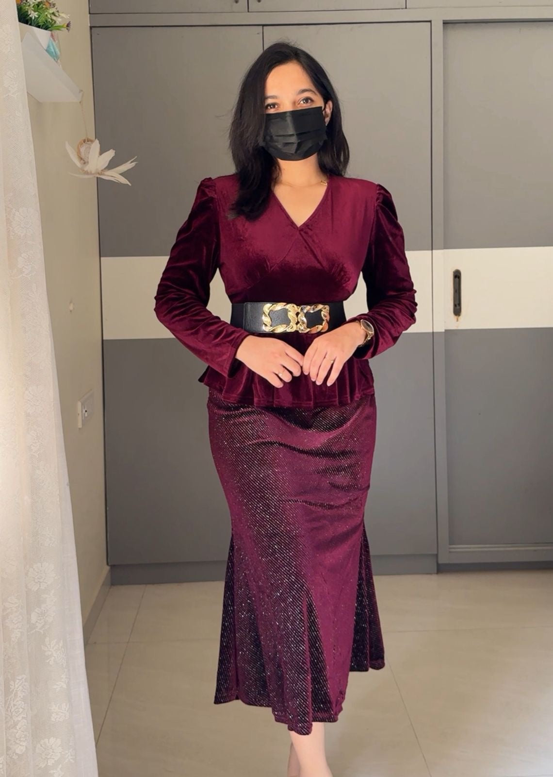 Lita Velvet Dress