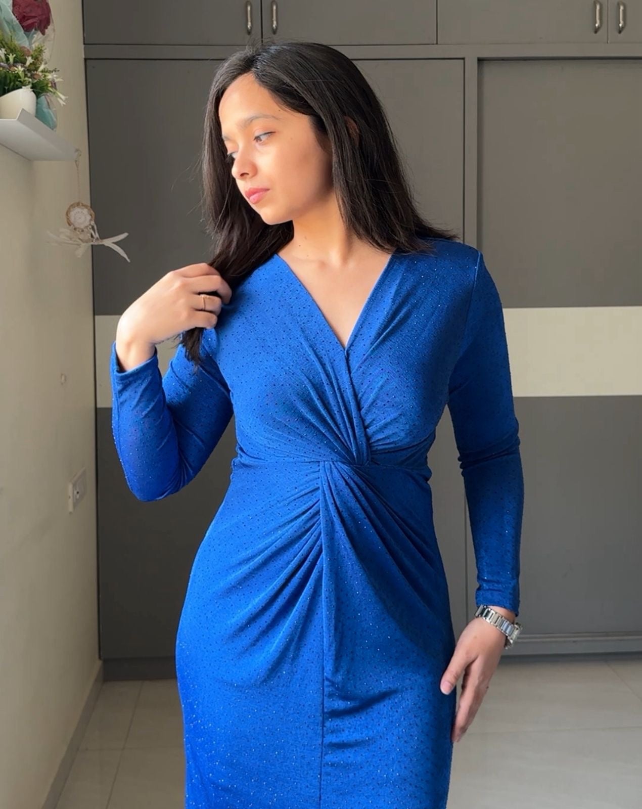 Zeva Twist Maxi Dress