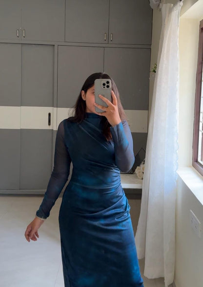 Calista Mesh Ombre Dress image 2