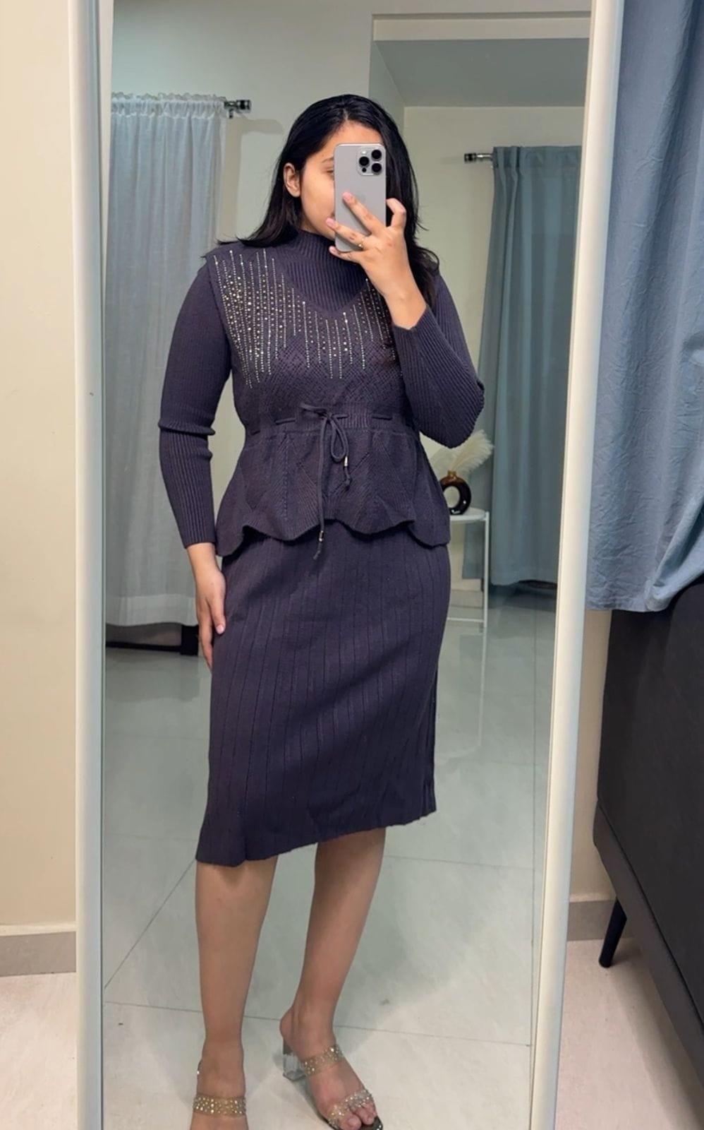 Eira Knit Set - Purple image