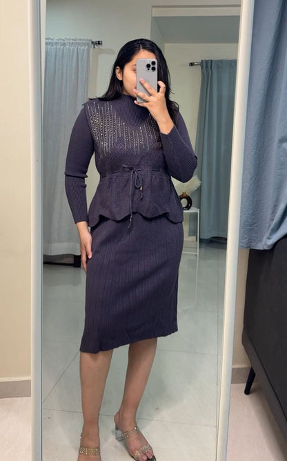 Eira Knit Set - Purple image