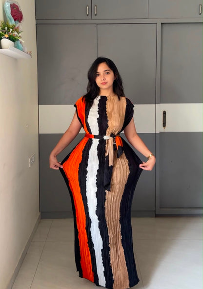 Hima Tie Up Maxi Dress