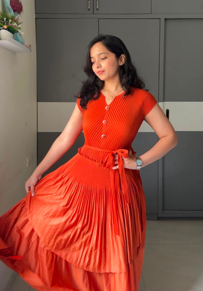 Guna Exclusive Pleated Dress