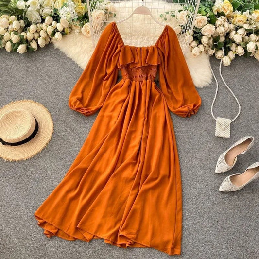 Zoe Bubble Sleeves Dress image 0