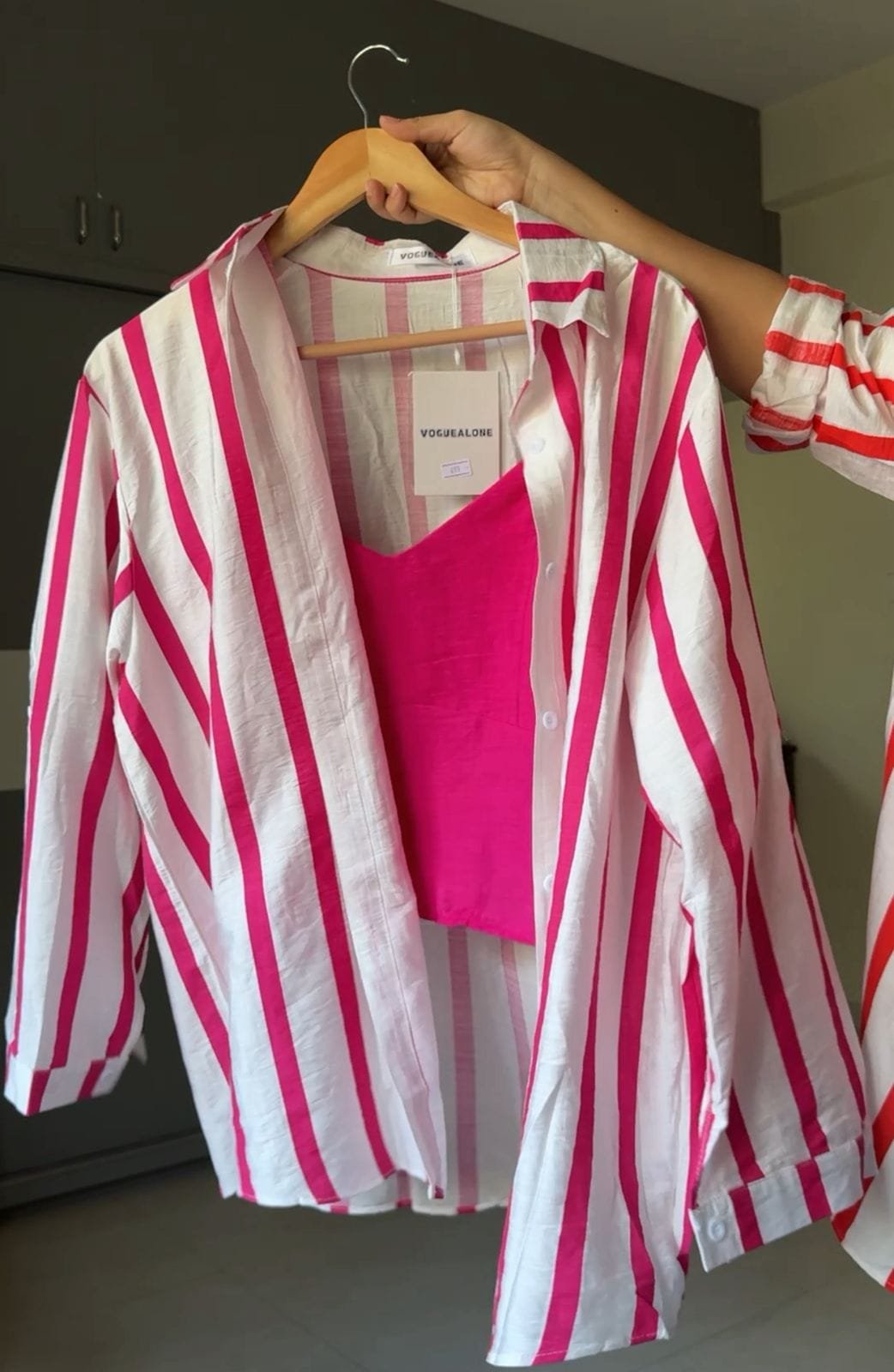 Niya Shirt Set - Pink image