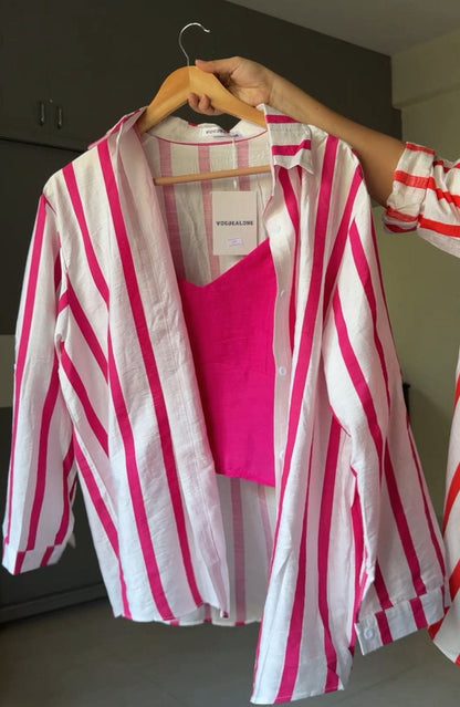 Niya Shirt Set - Pink image