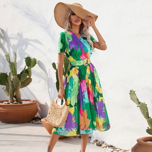 Nyla Tropical Dress image 0