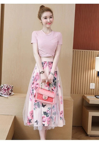 Pink Floral Co-Ords image 0
