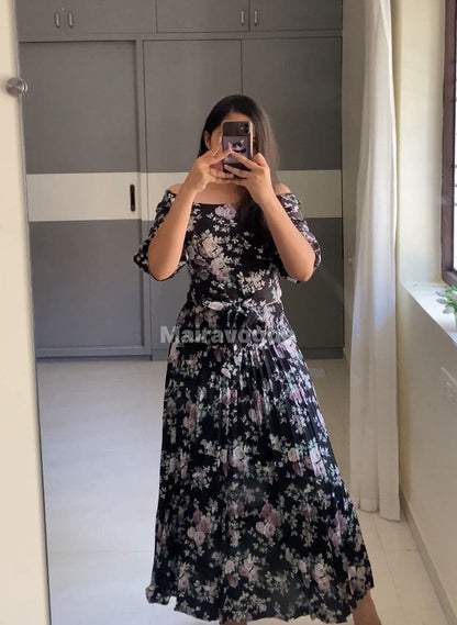 Georgette Floral Co-Ords image 1