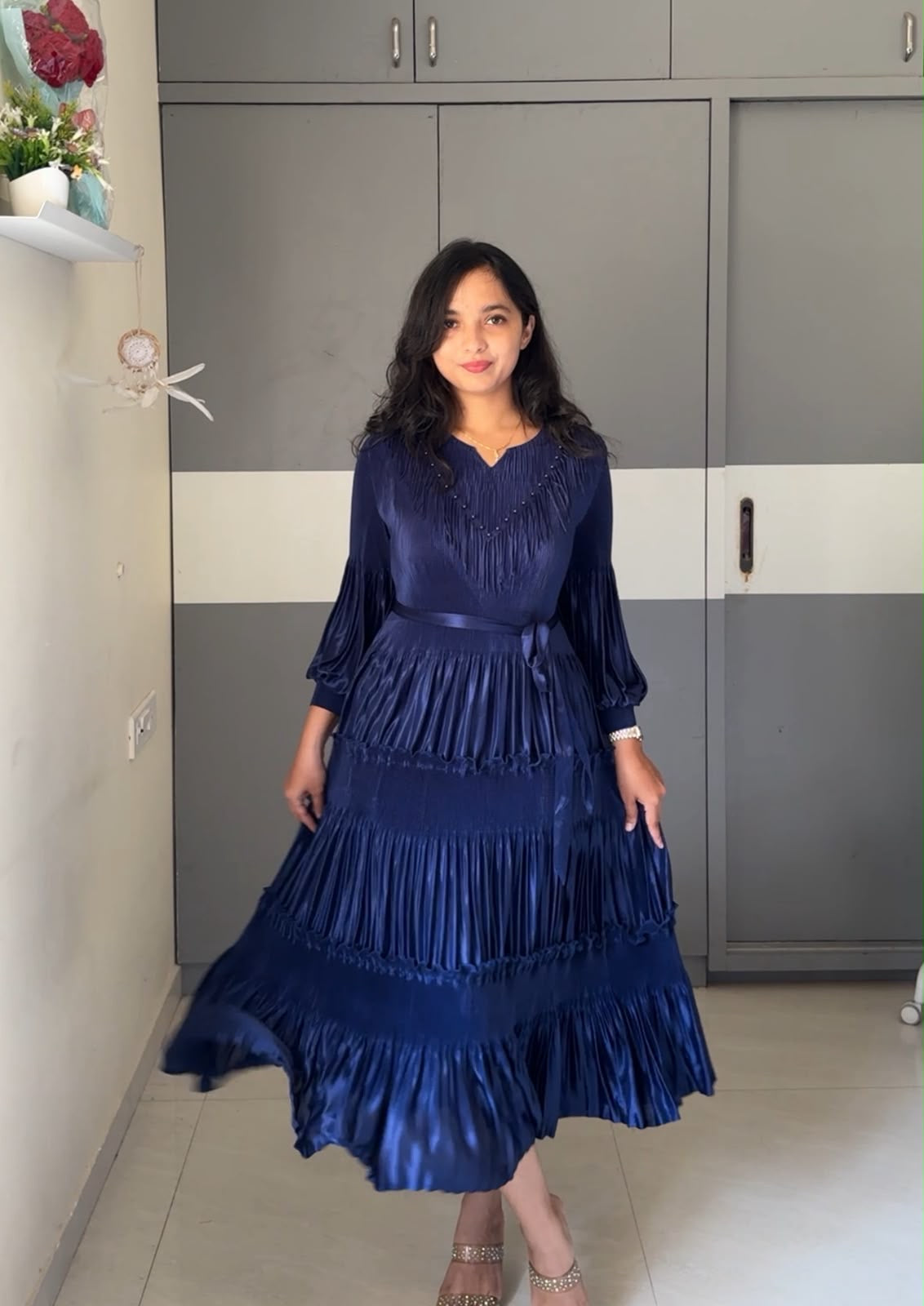 Hane Exclusive Pleated Dress