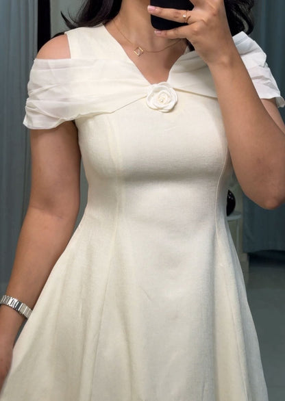 Charm Off-Shoulder Midi Dress image 1