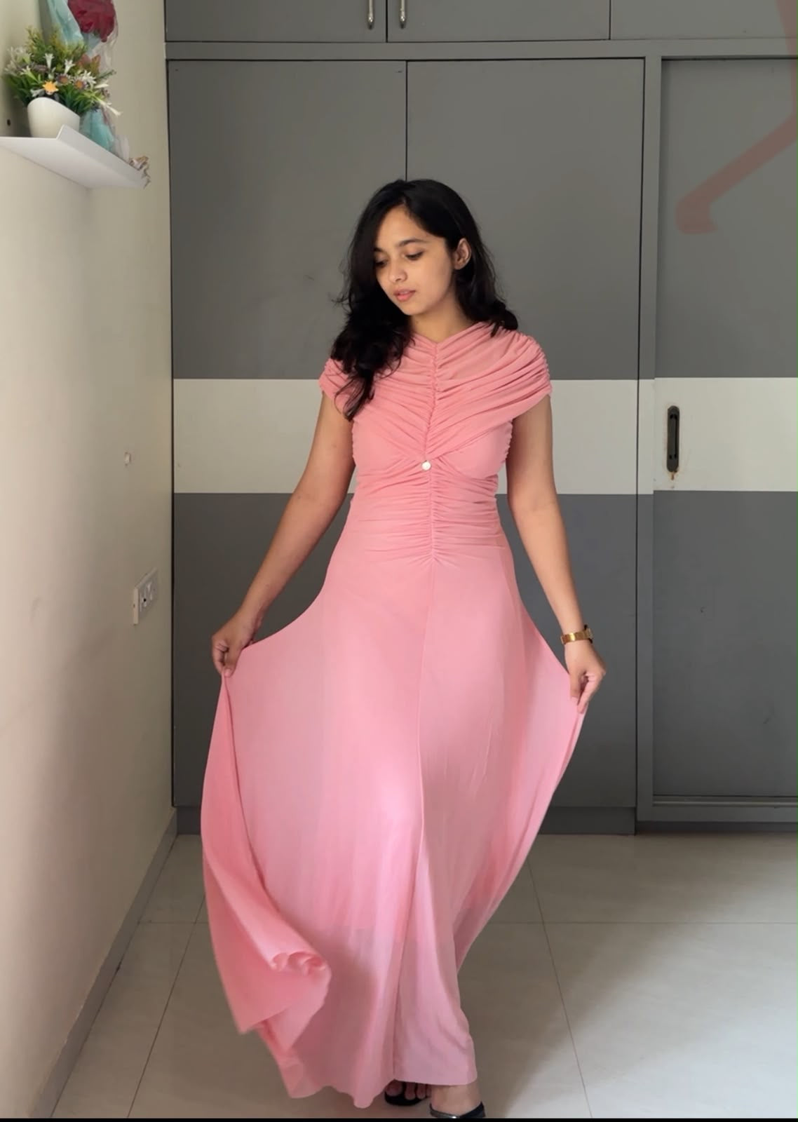 Eden Mesh Maxi Dress