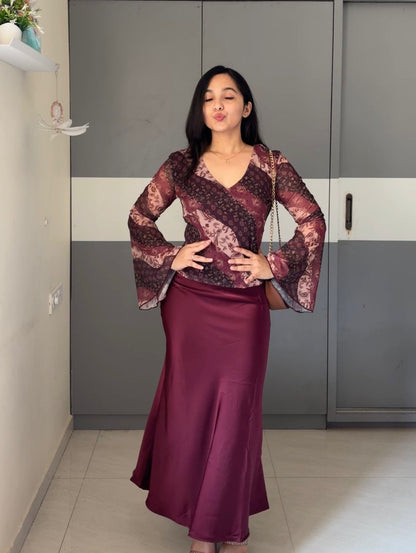 Sili Satin Skirts