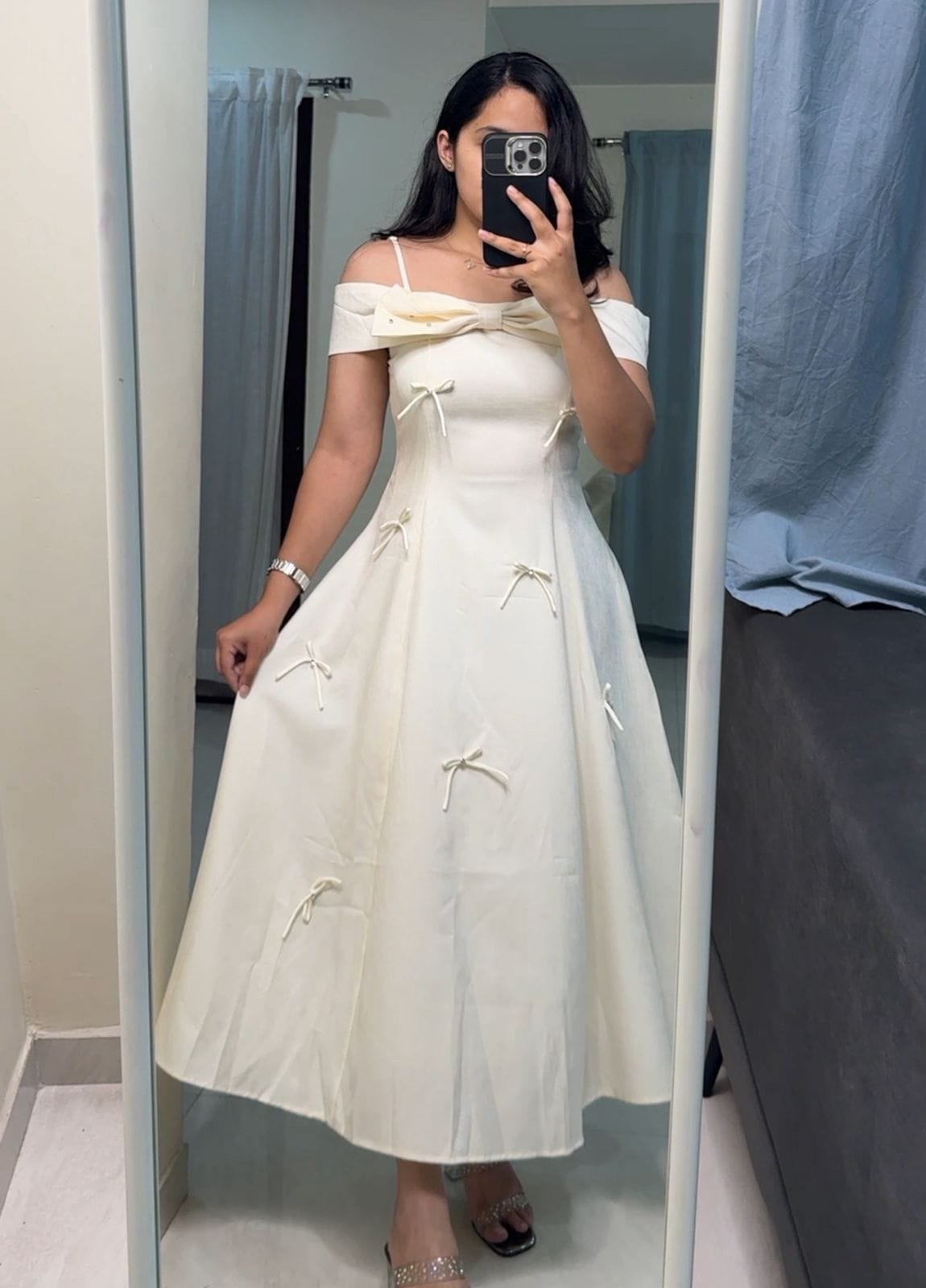 Odessa Off-Shoulder Midi Dress image 2