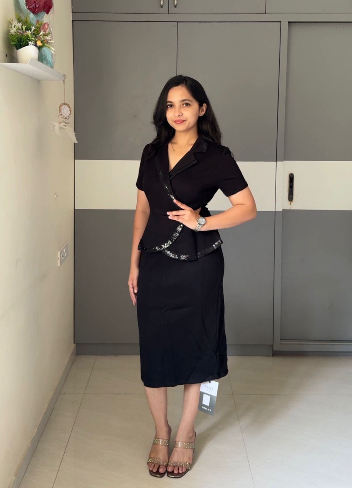 Chase V-Neck Midi Dress