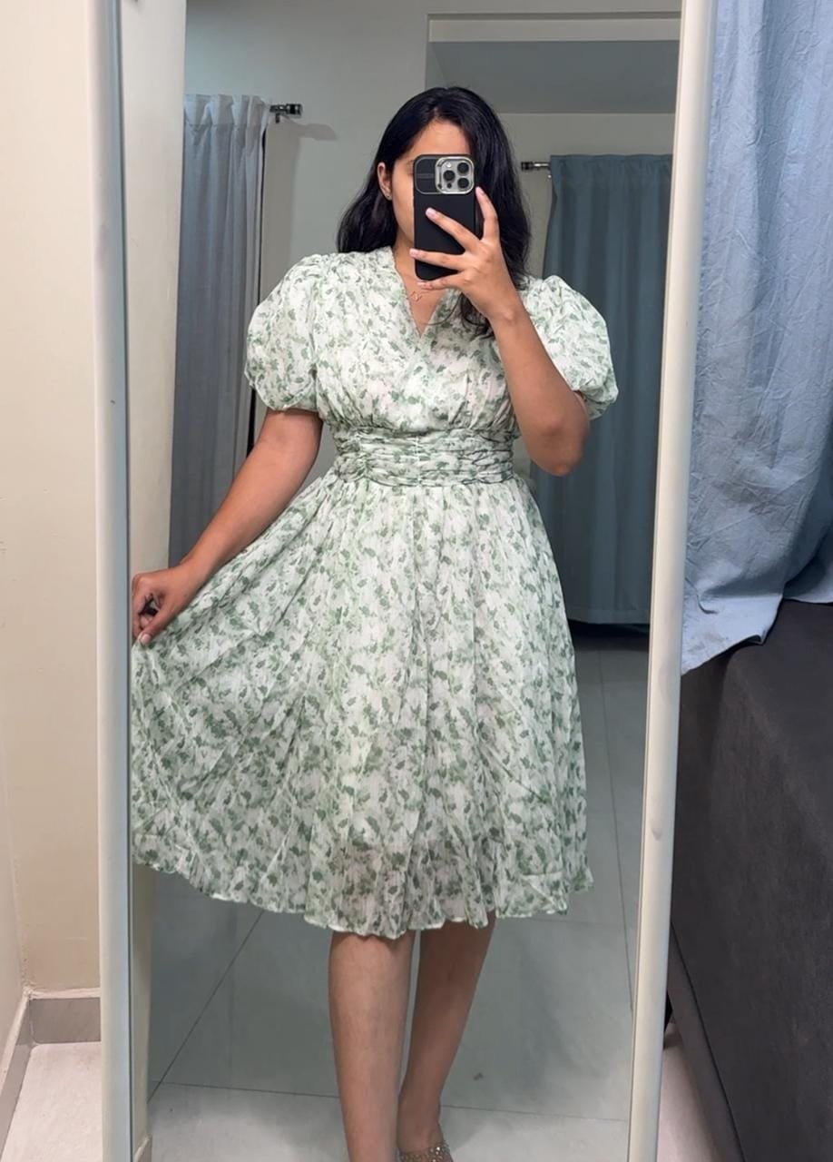 Romy Floral Midi Dress image 1
