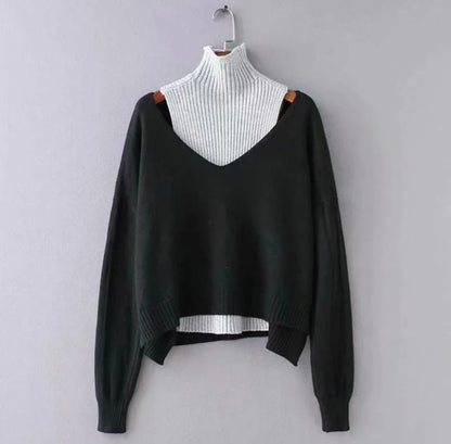 Elora Statement Pullover - Black image