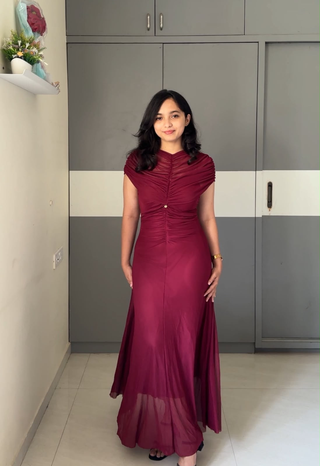 Eden Mesh Maxi Dress