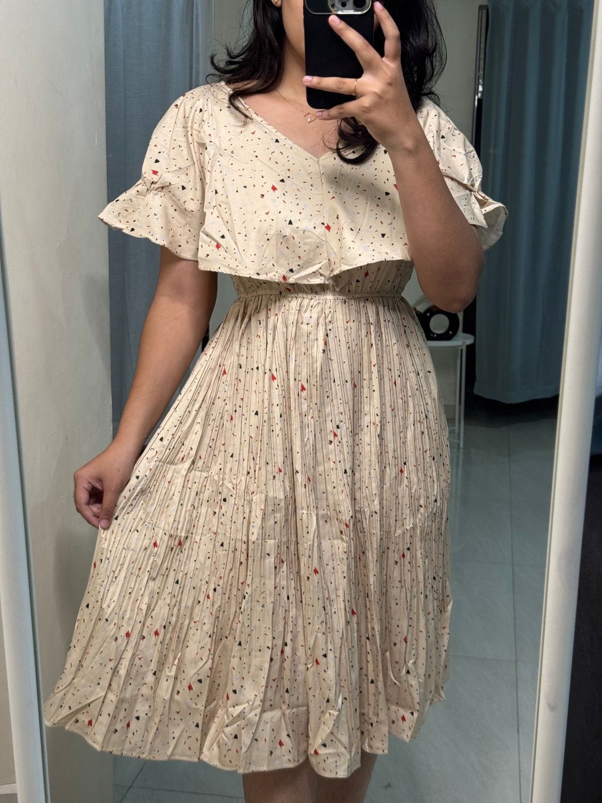 Polyester Printed Midi Dress image 3