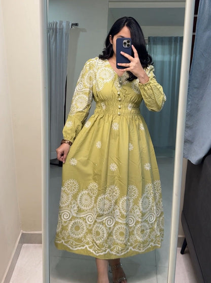 Niya Embroidered Dress