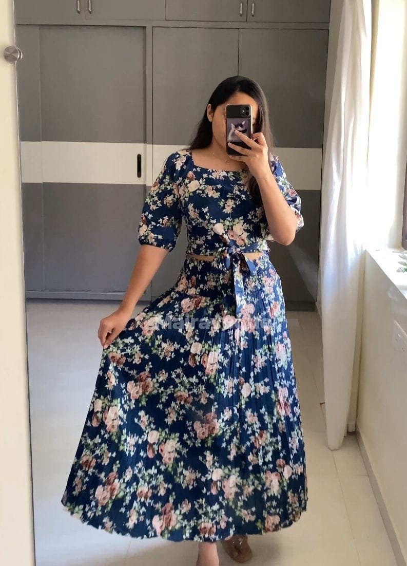 Georgette Floral Co-Ords image 2