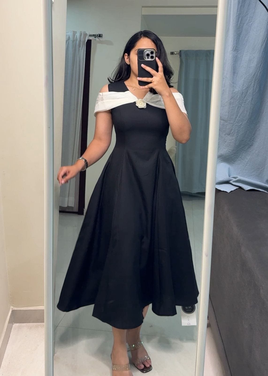 Charm Off-Shoulder Midi Dress image 2