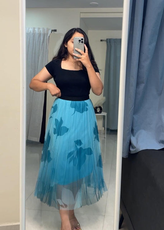 Savana printed mesh skirts image 0