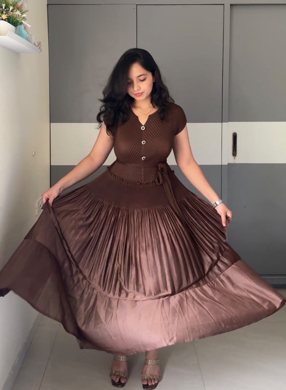 Guna Exclusive Pleated Dress