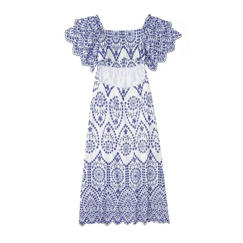 Daniel Cotton Cutwork Dress image 3