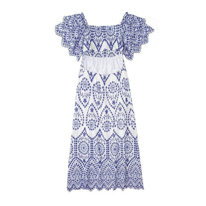 Daniel Cotton Cutwork Dress image 3