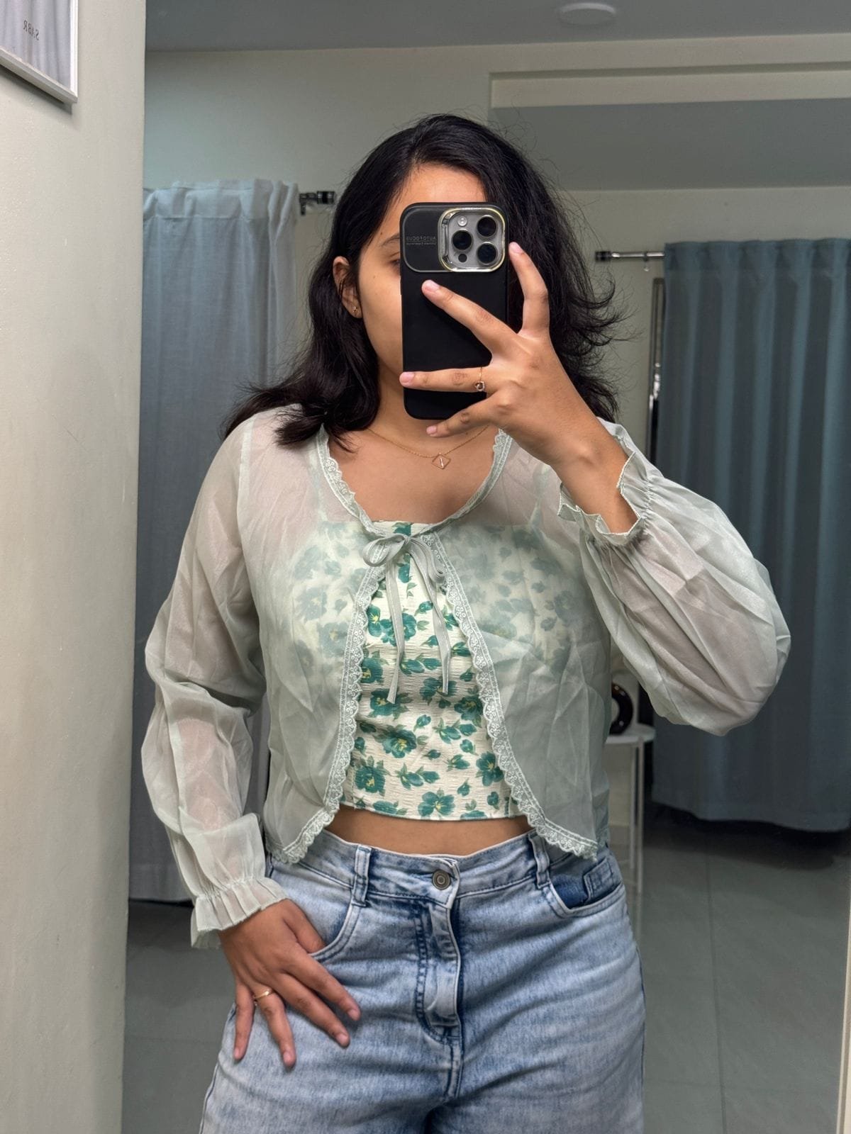 Floral Top & Shrug image 3
