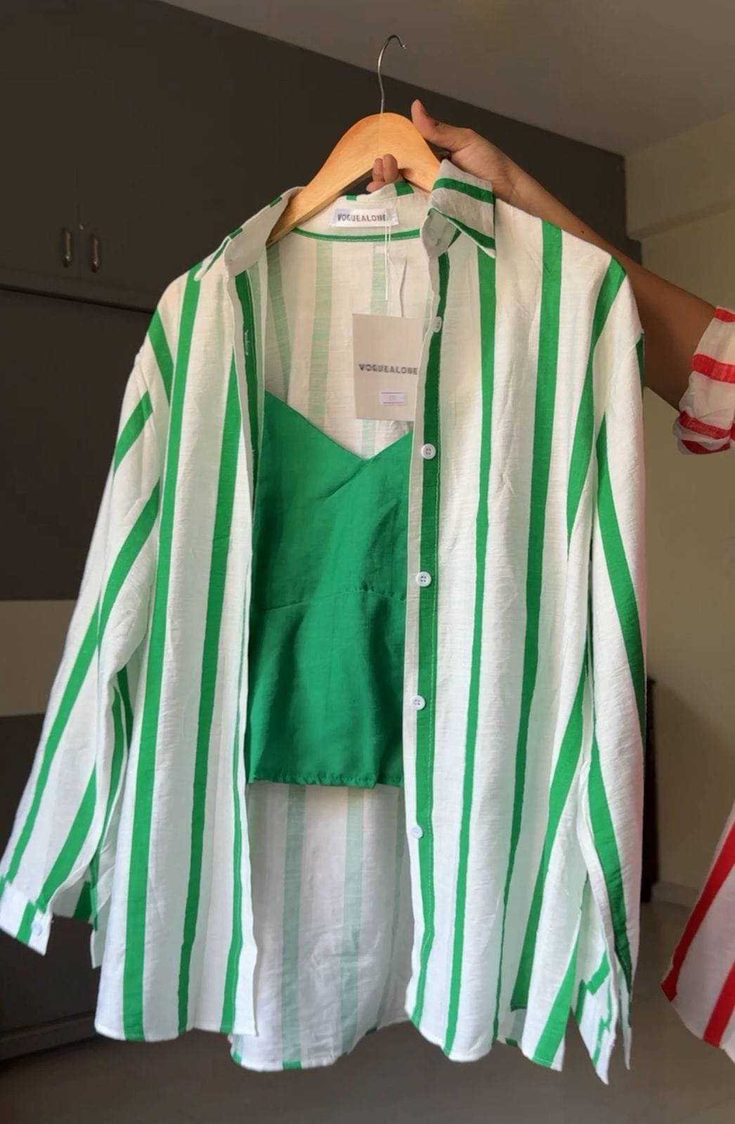 Niya Shirt Set - Green image