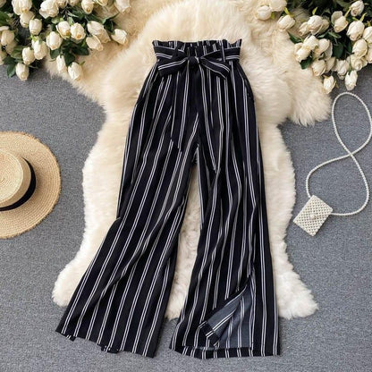 Cynthia High Waist Pants - Black image