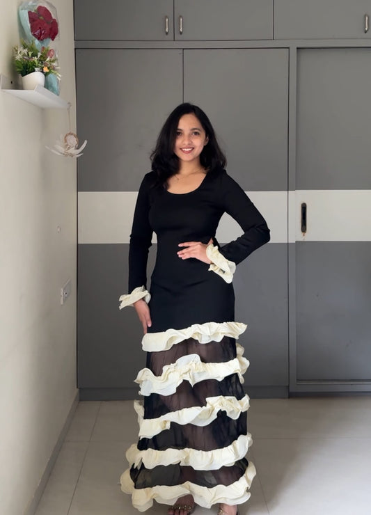 Cindy Ruffle Dress