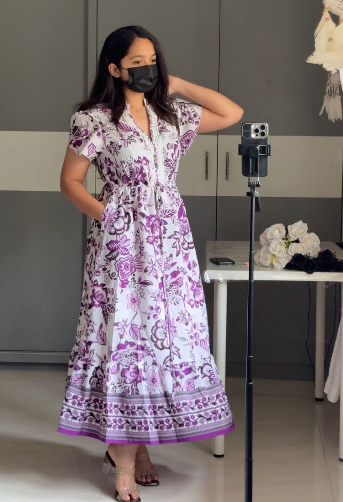 Natali Floral Printed Dress image 4