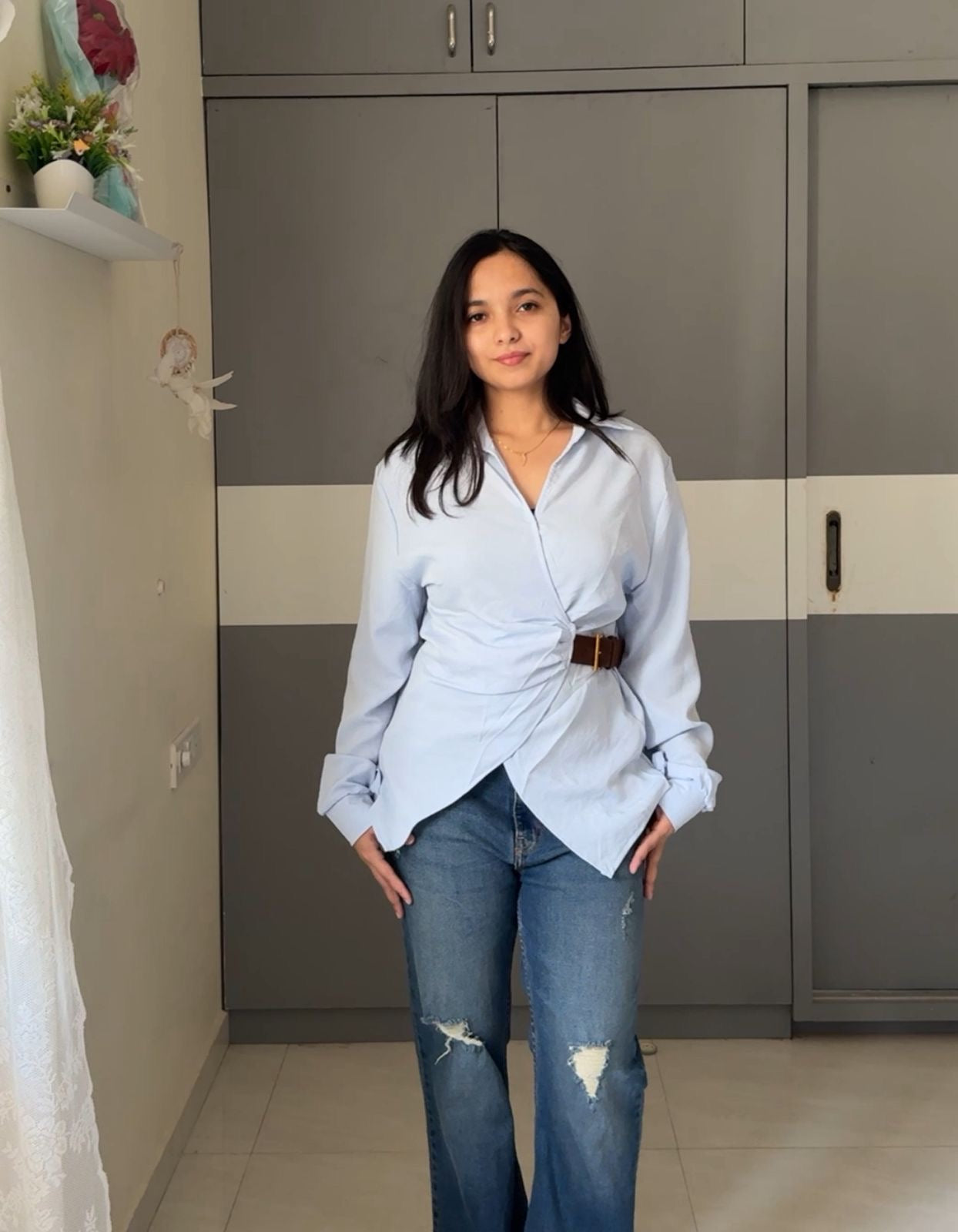 Bru Belt Tie Shirt