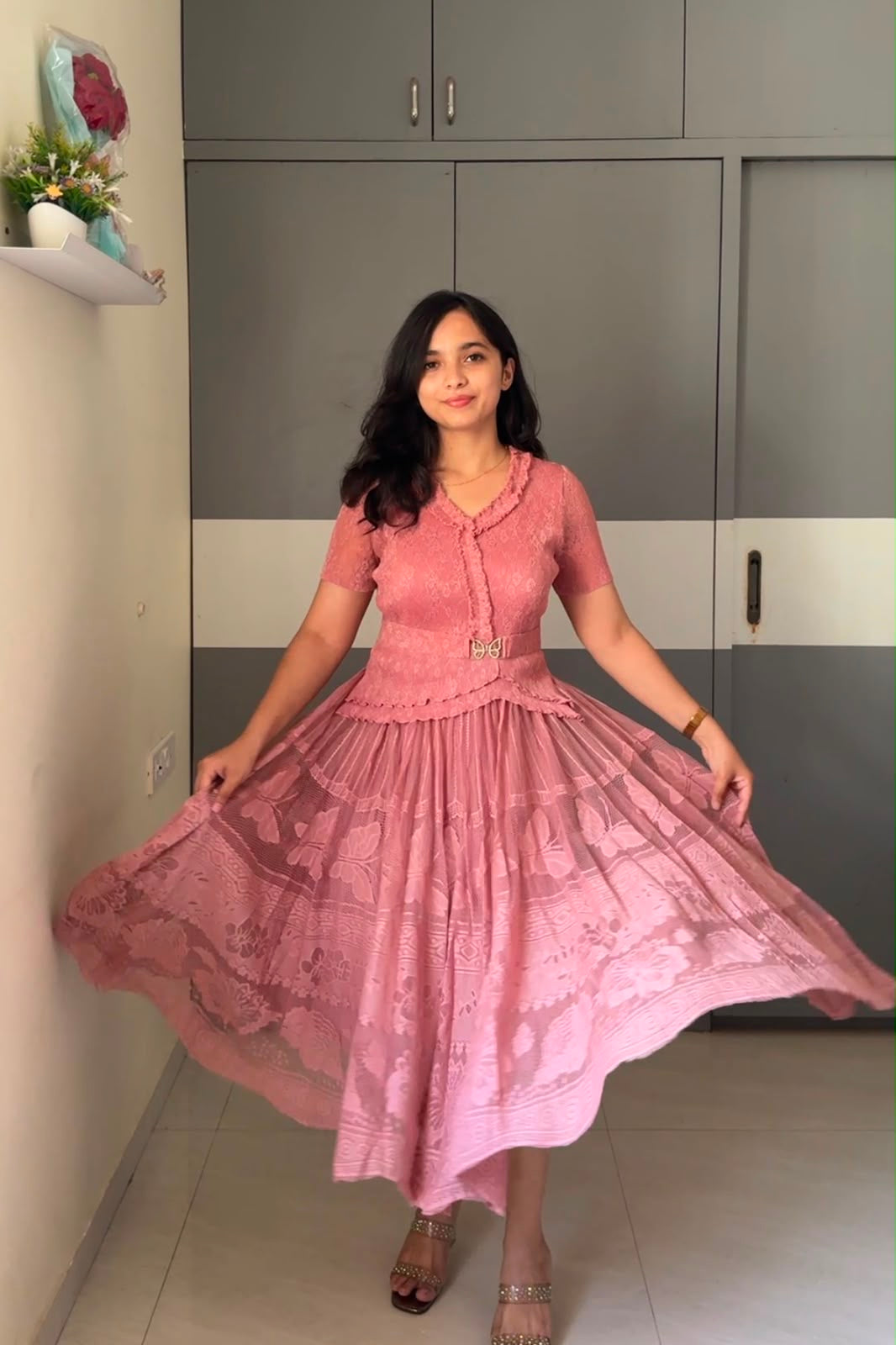 Nena Exclusive Pleated Dress