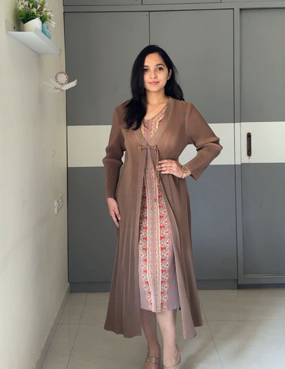 Heritage Panel Pleated Dress