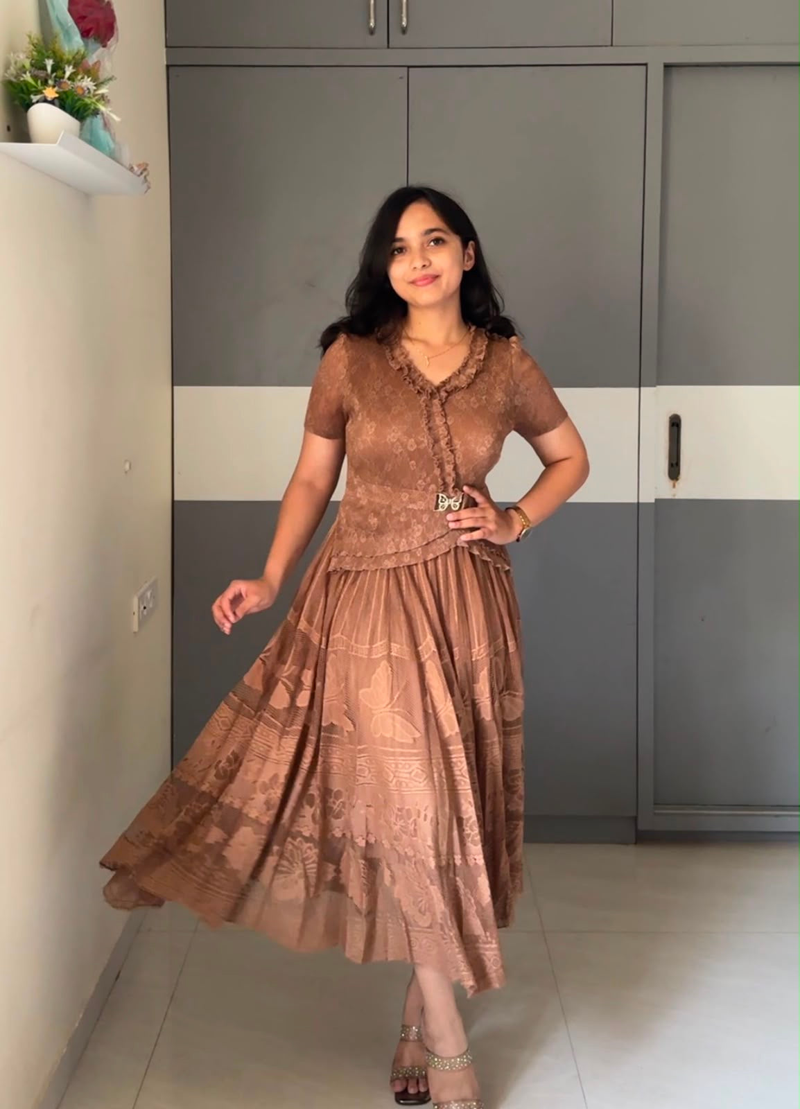Nena Exclusive Pleated Dress