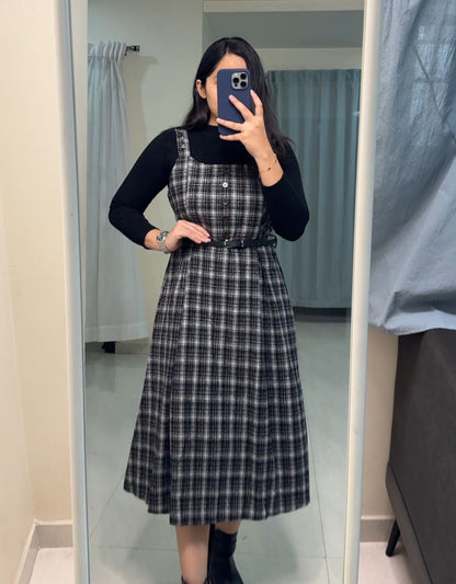 Millie Checkered Knit Set