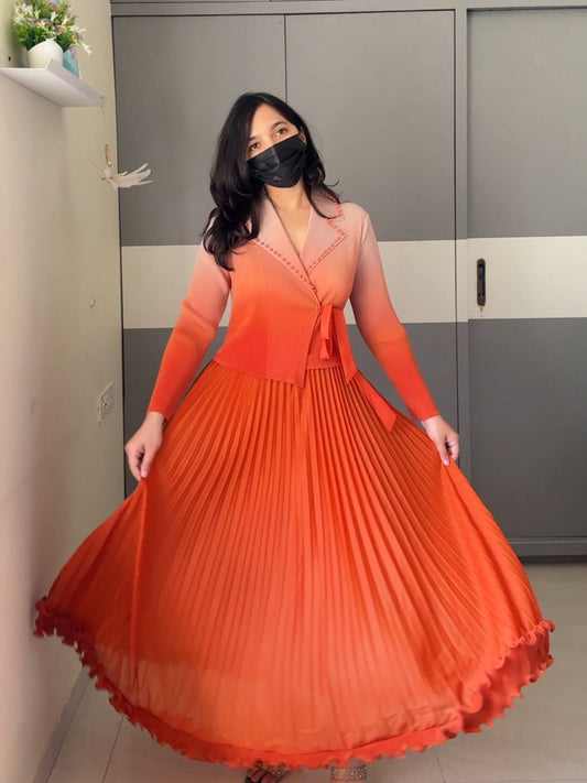 Yuzi Exclusive Pleated Dress