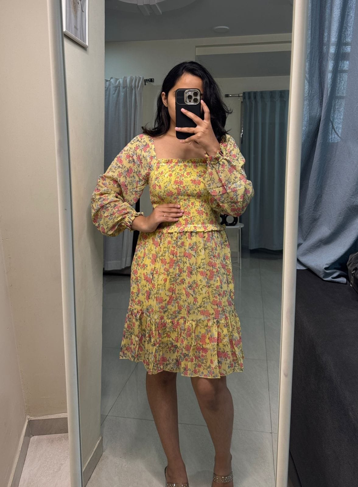 Georgette Floral Midi Dress image 2