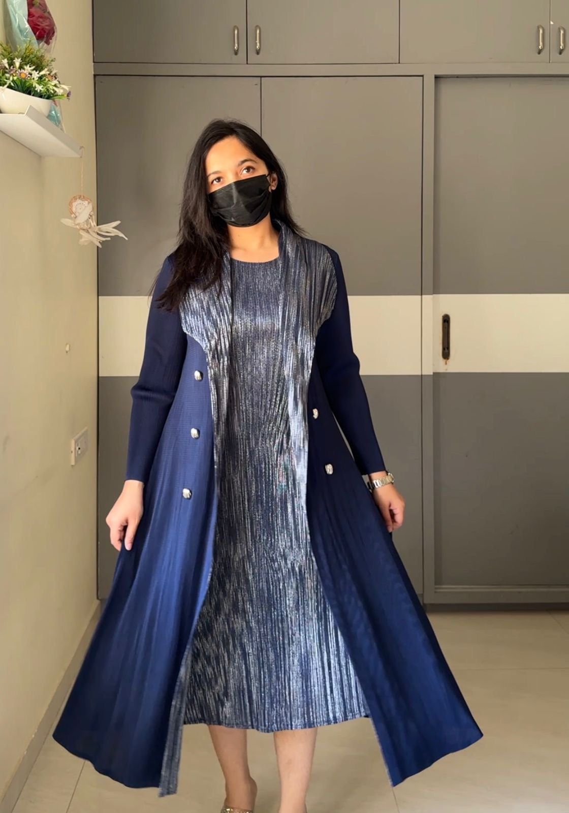 Mary Exclusive Pleated Dress