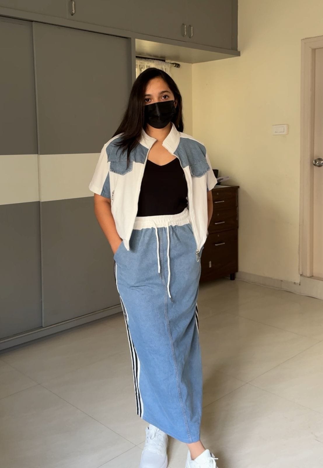 Dana Denim Patchwork Co-Ords image 5