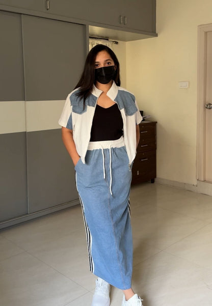Dana Denim Patchwork Co-Ords image 5