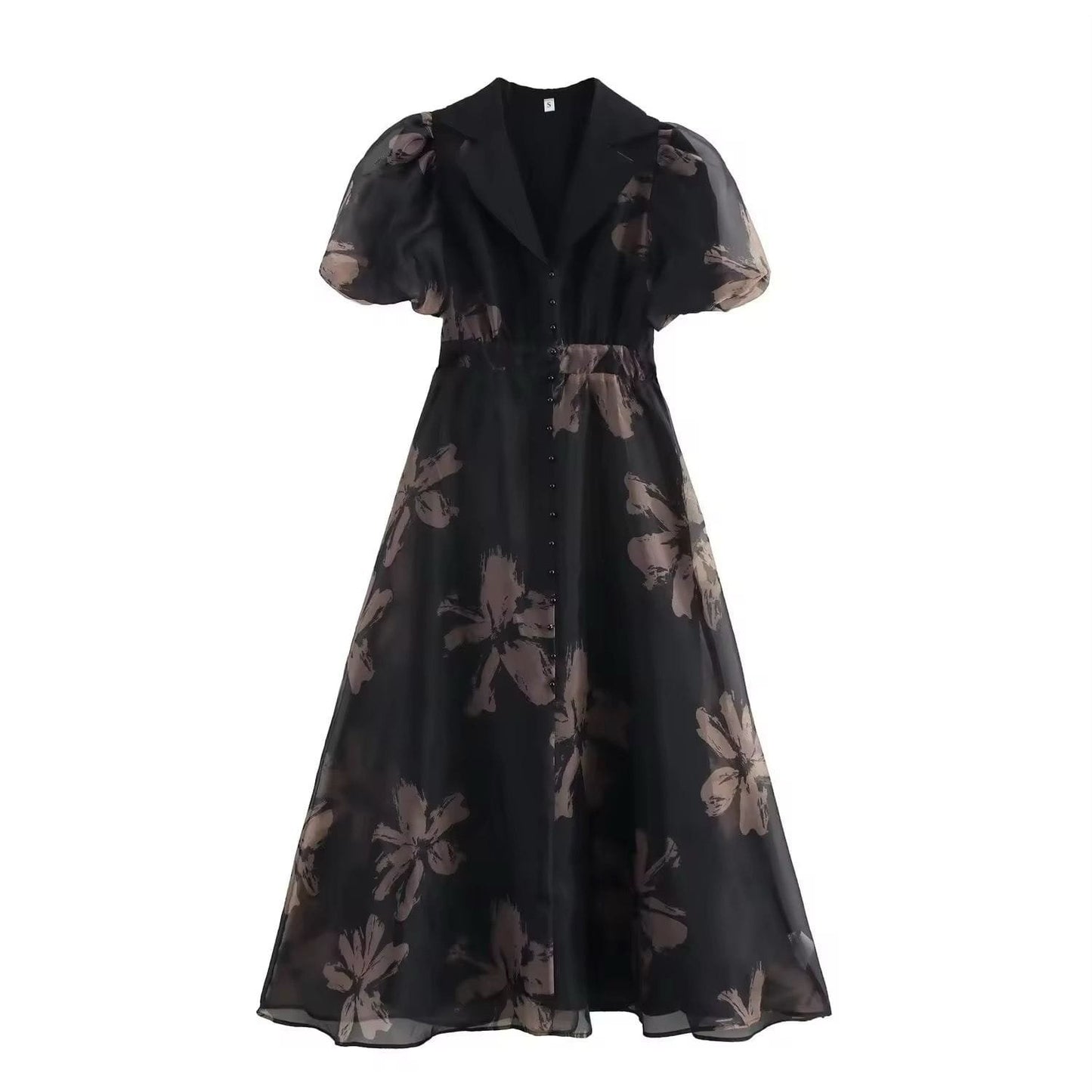 Belen Organza Floral Dress image 0