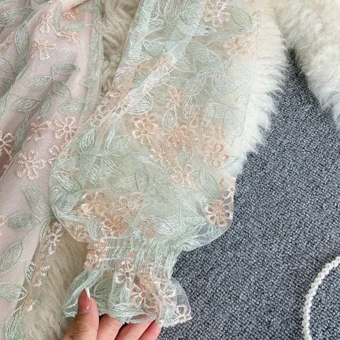 Leonia Lace Embroidered Dress image 3