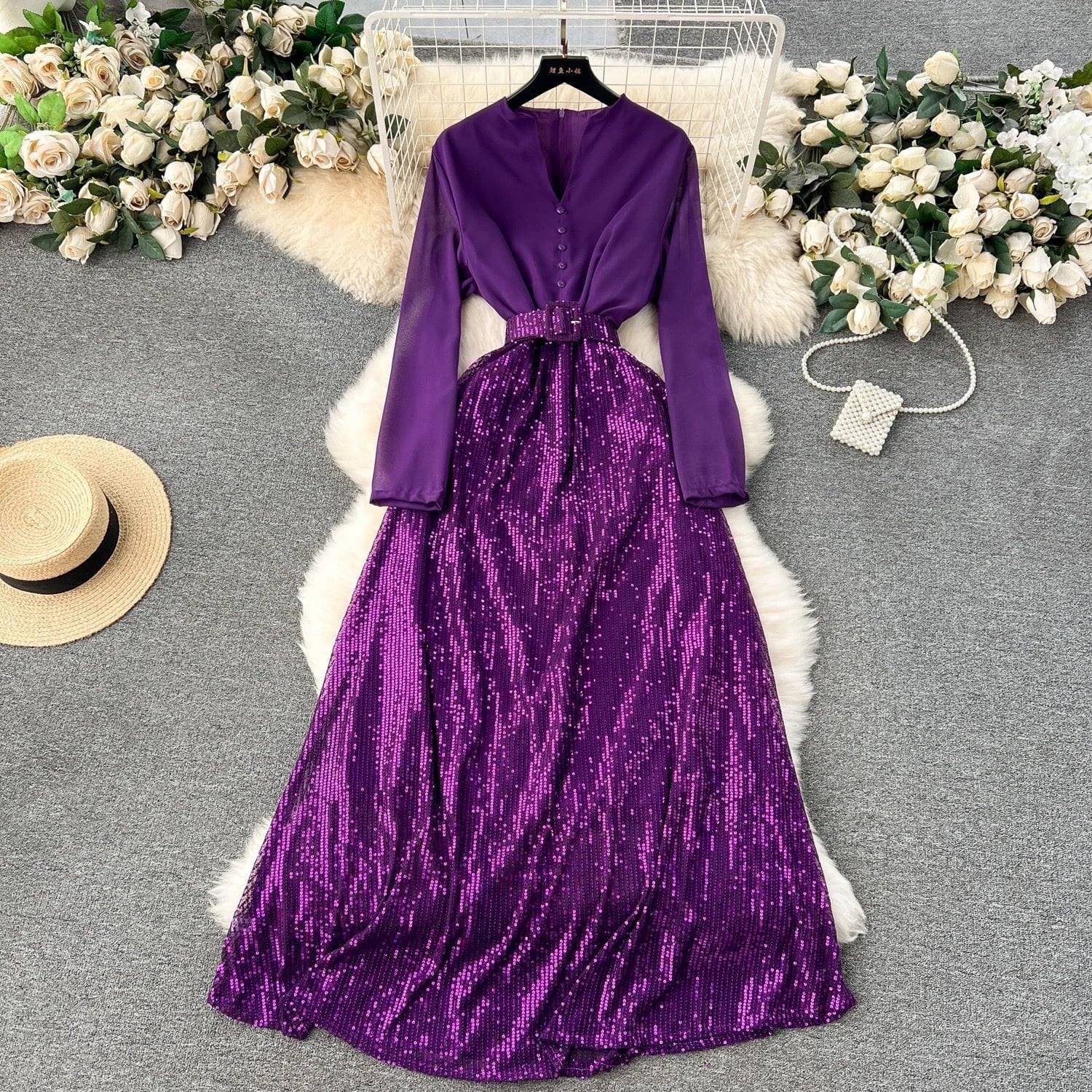 Bethany Sequin Dress image 1